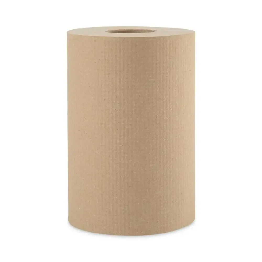 Commercial Paper Towels 1-Ply, 8" x 350 ft, 12 Rolls