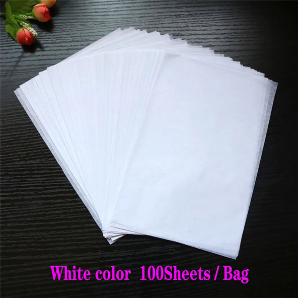 Colorful A5 Tissue Paper for DIY & Wrapping (100 Sheets)