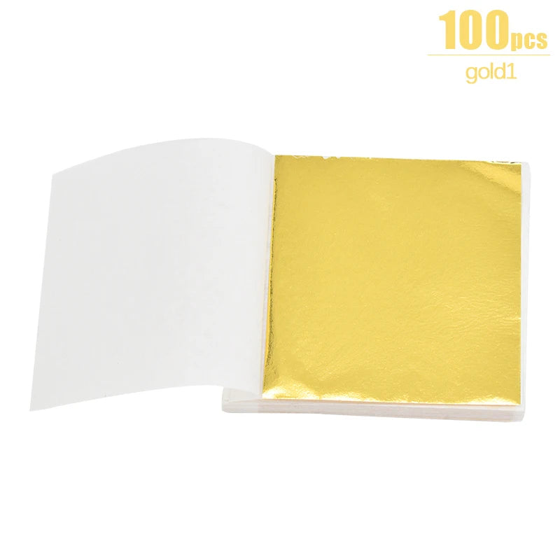 Imitation Gold & Silver Foil Paper - 100/200 Sheets