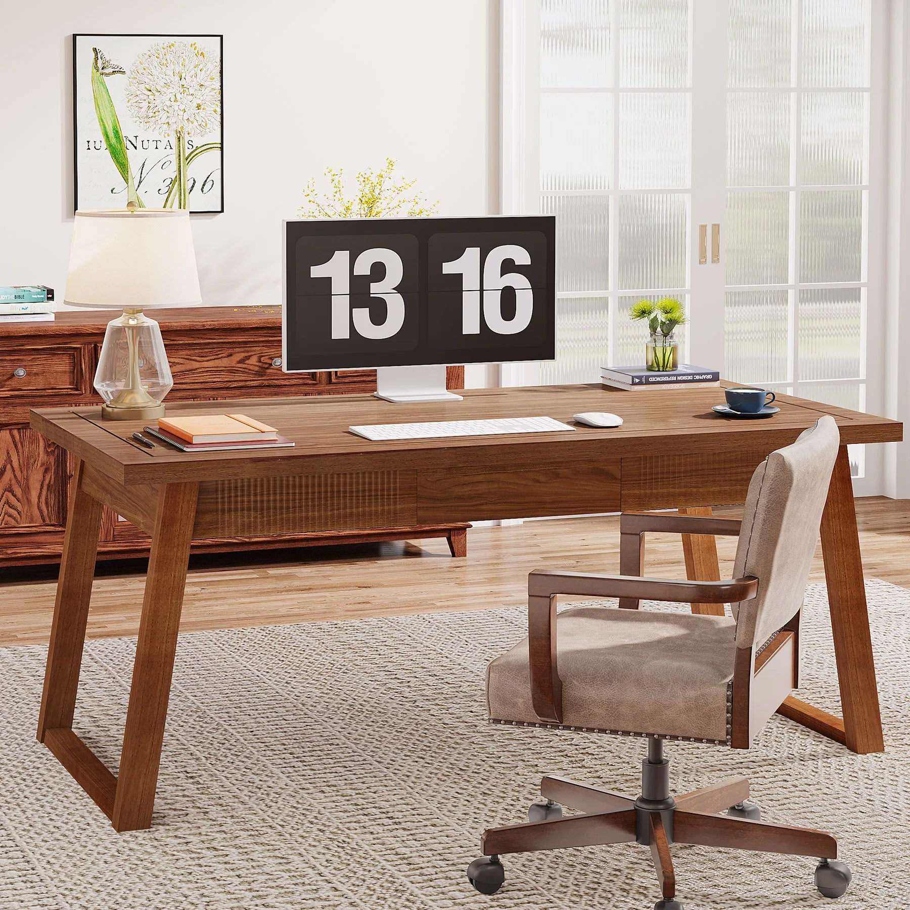 Tribesigns 55” Home Office Desk