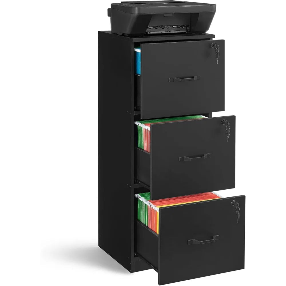 VASAGLE 3-Drawer Filing Cabinet