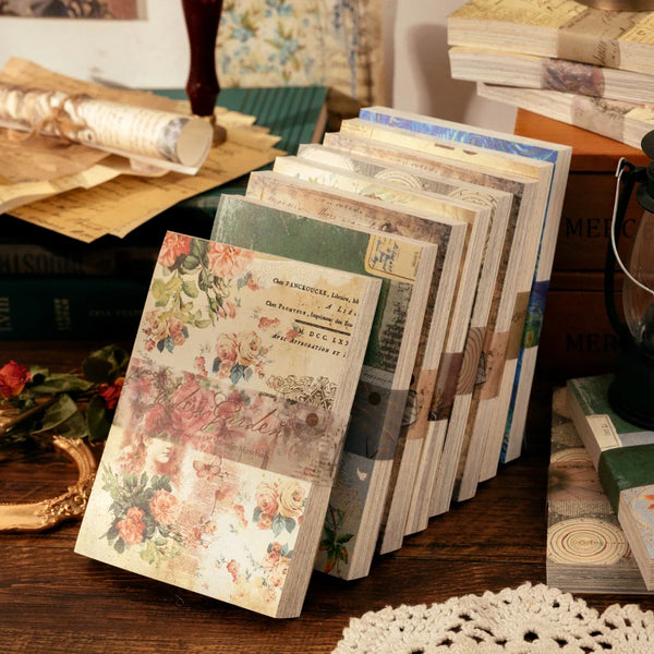 Vintage Scrapbooking & DIY Papers (100 pcs)