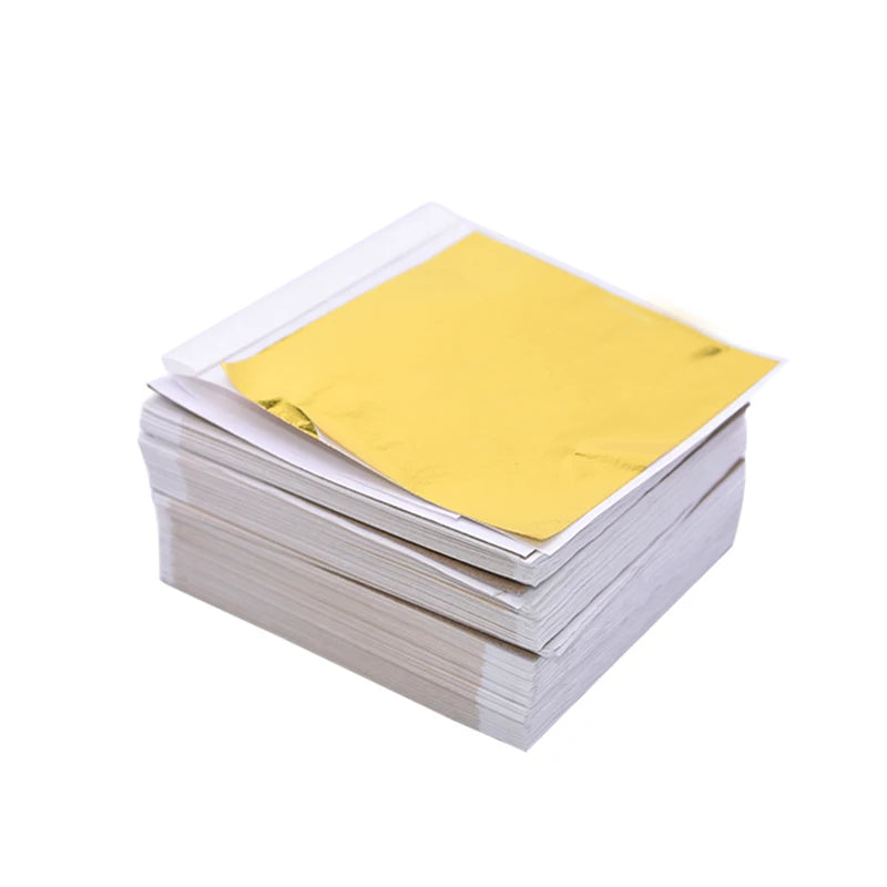 Imitation Gold & Silver Foil Paper - 100/200 Sheets