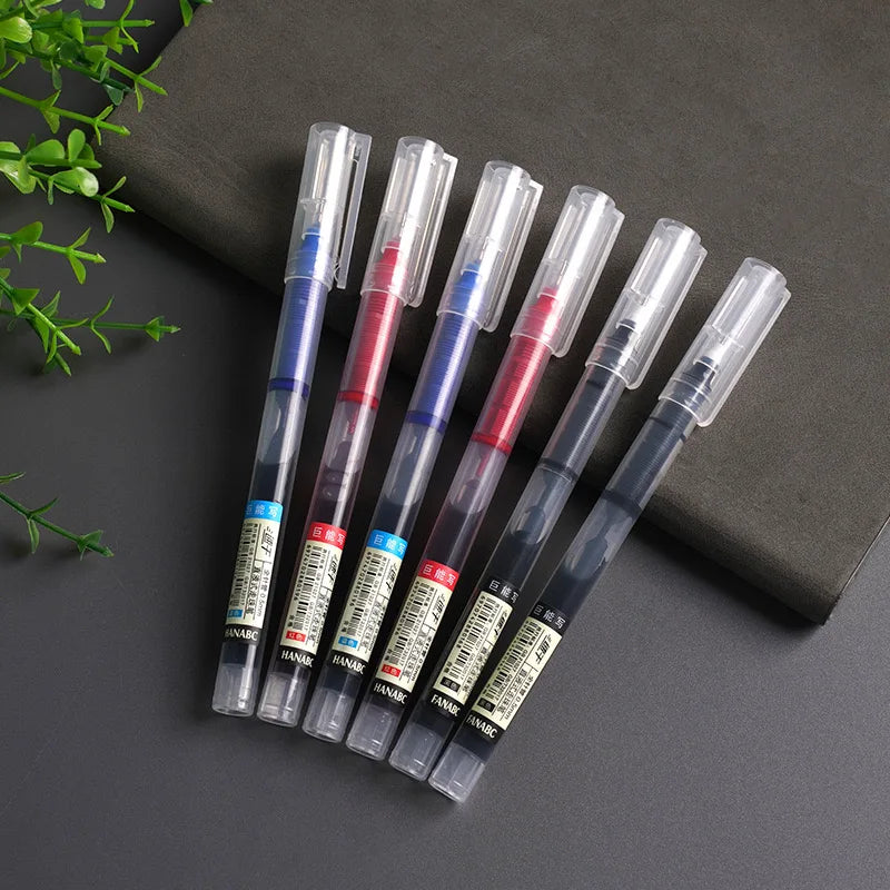 10-Pack High-Capacity Rollerball Gel Pens