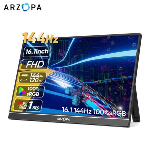 ARZOPA 16.1" 100% sRGB 144Hz Gaming Monitor