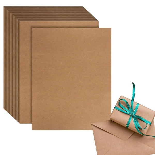 Brown Cardstock A6 Paper – 100 Sheets