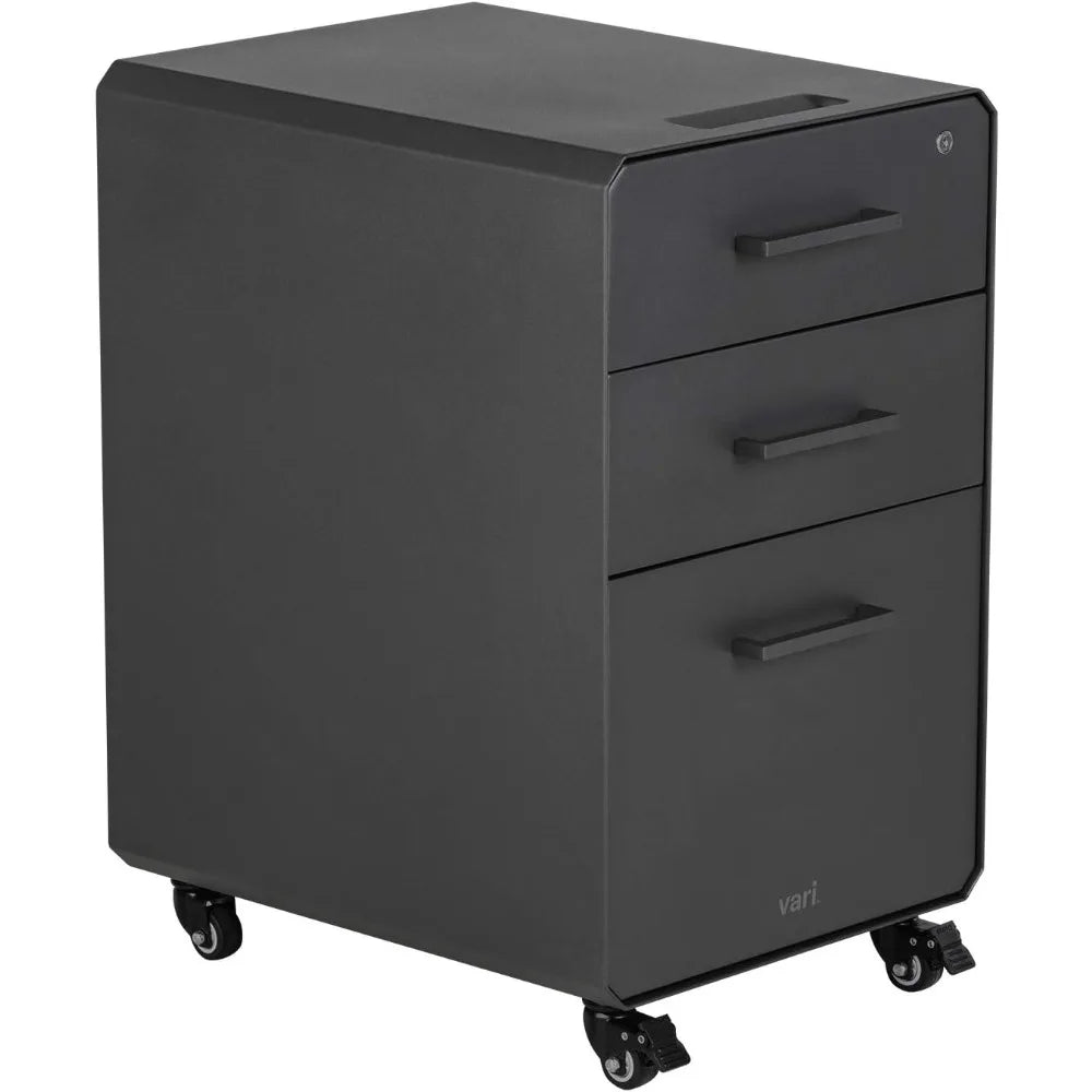 Three Drawer Mobile File Cabinet