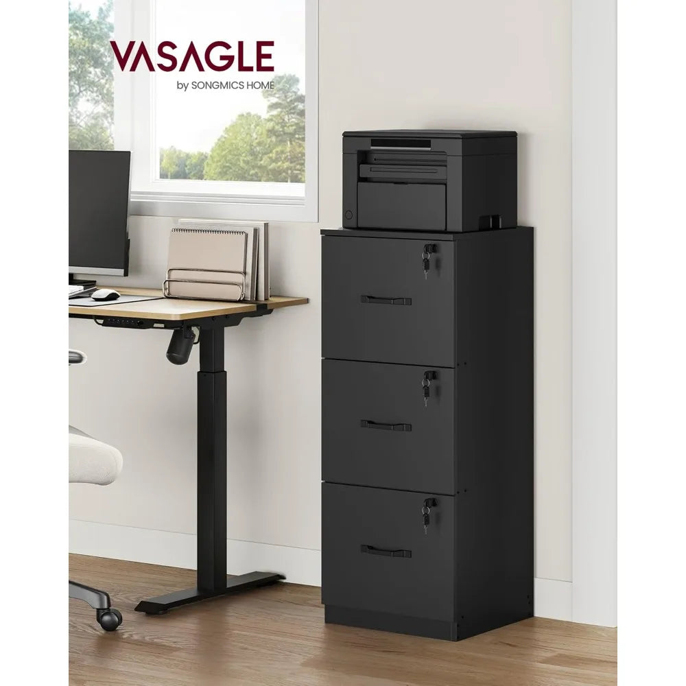 VASAGLE 3-Drawer Filing Cabinet