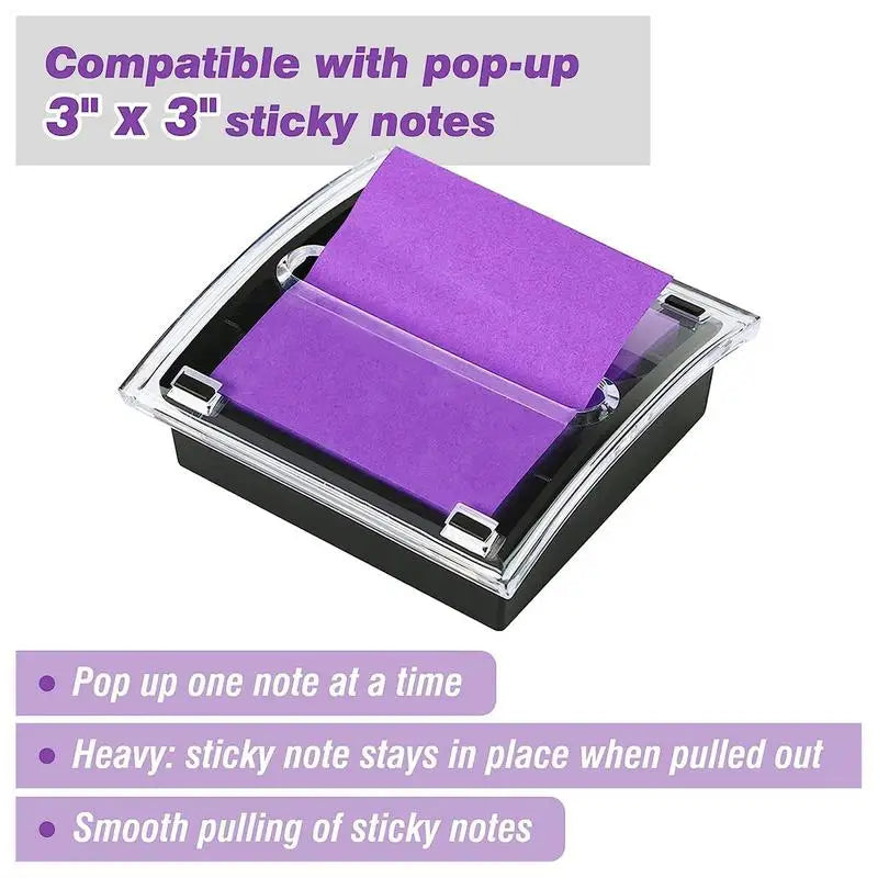 Clear Acrylic Sticky Note Holder