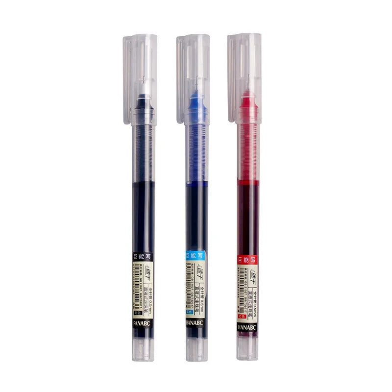 10-Pack High-Capacity Rollerball Gel Pens