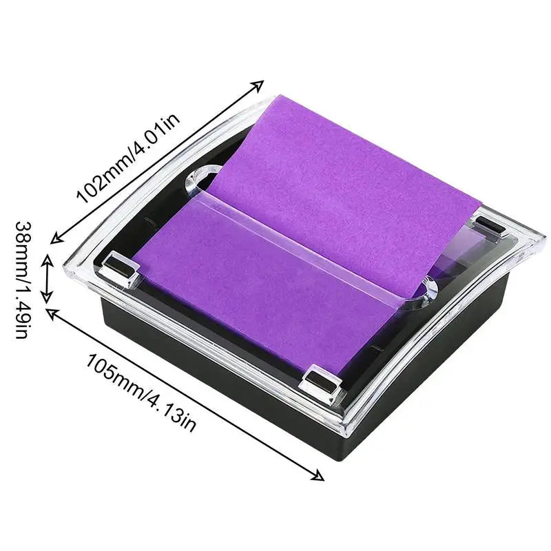 Clear Acrylic Sticky Note Holder