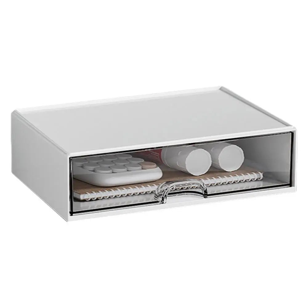 Desk Organizer with Large Capacity Storage Box