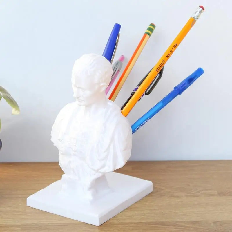 Julius Caesar Bust Pencil Holder