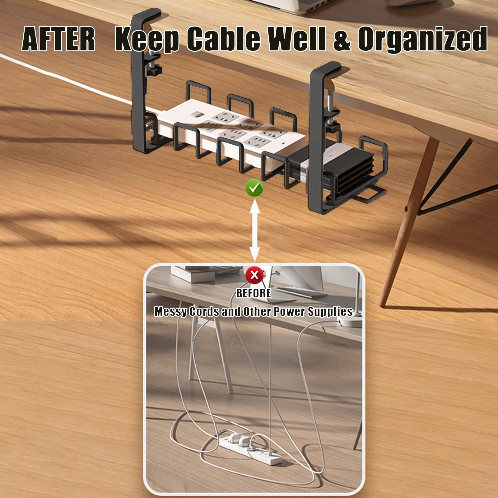 Cable Management Organizer Tray