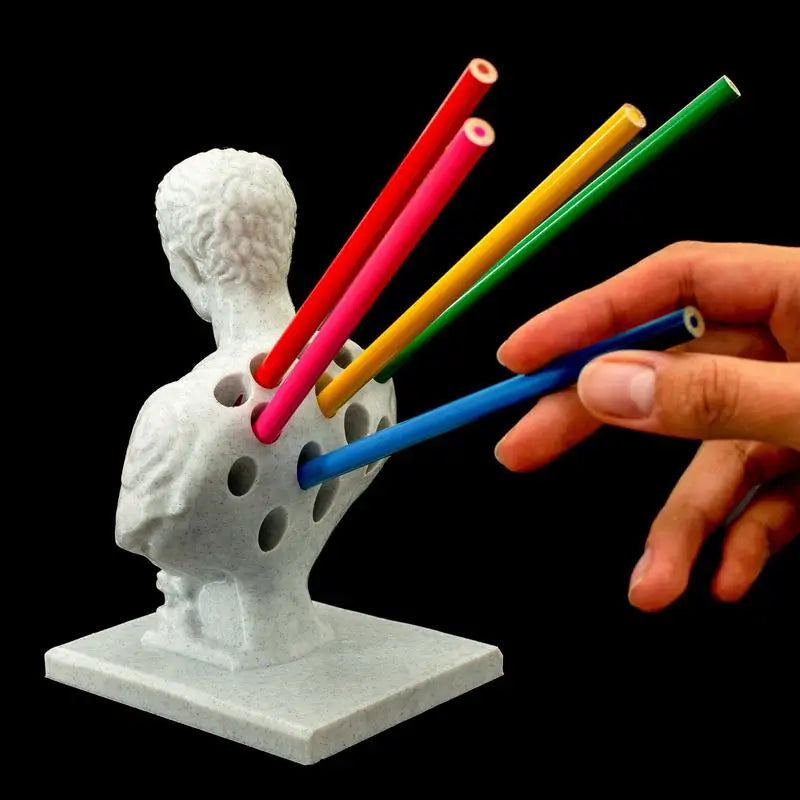 Julius Caesar Bust Pencil Holder