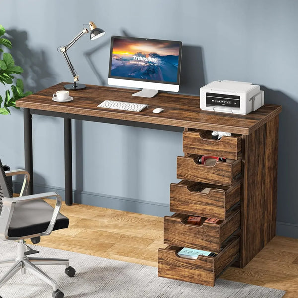 47" Rustic Brown Computer Desk