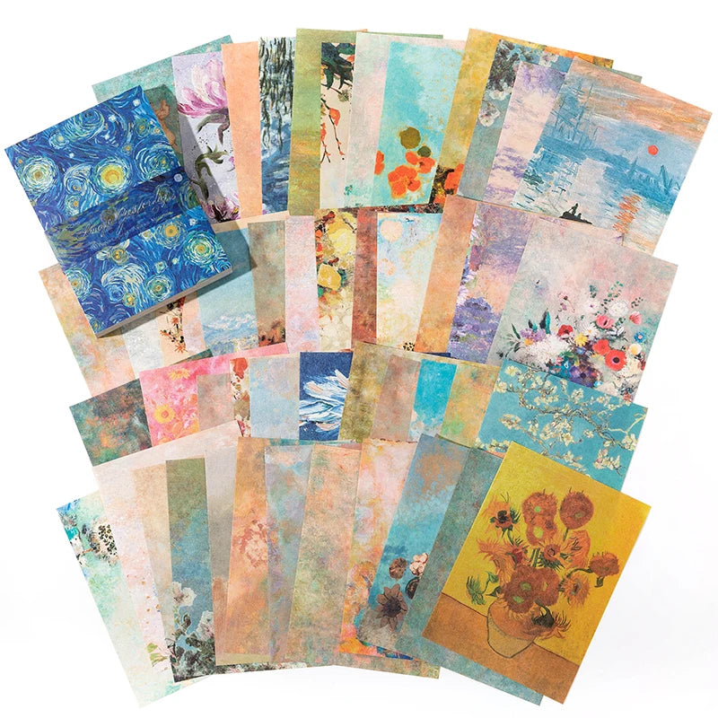 Vintage Scrapbooking & DIY Papers (100 pcs)