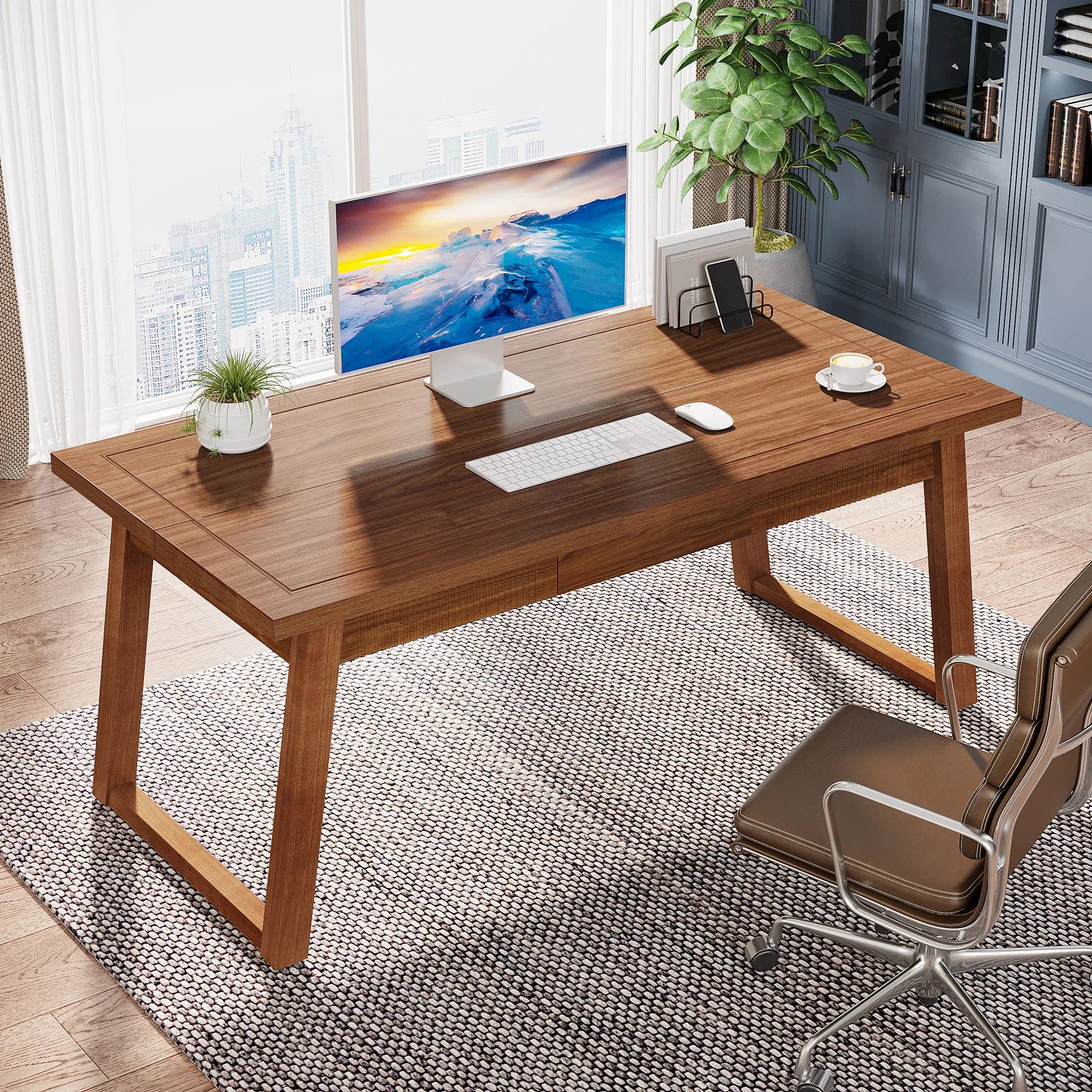 Tribesigns 55” Home Office Desk