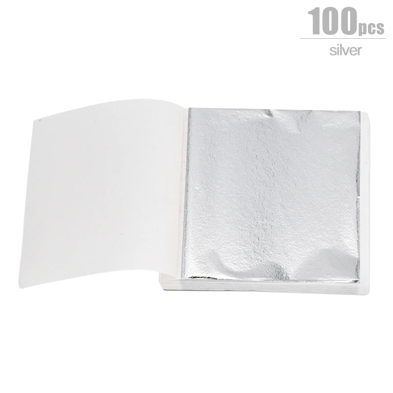 Imitation Gold & Silver Foil Paper - 100/200 Sheets