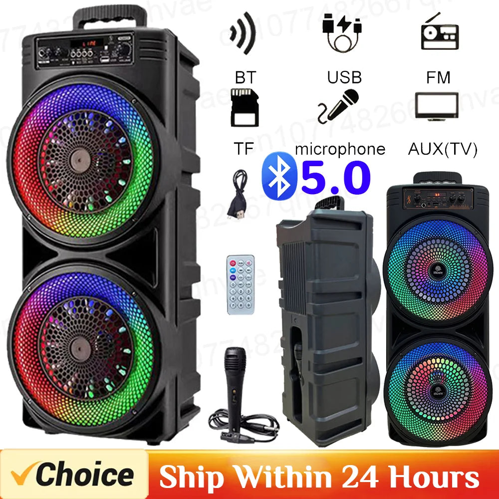 Bluetooth Wireless Speaker with Subwoofer
