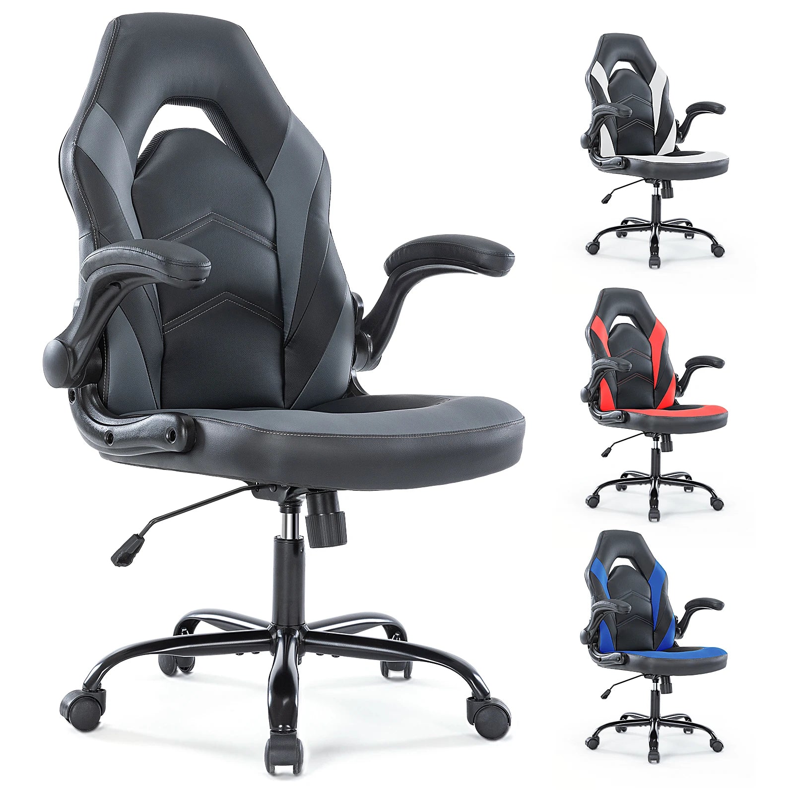 JHK Ergonomic PU Leather Gaming Desk Chair