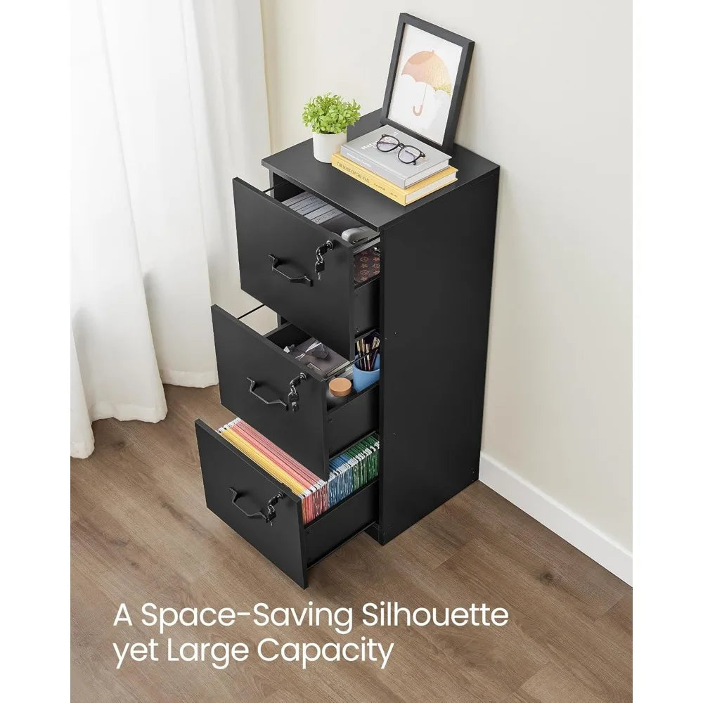 VASAGLE 3-Drawer Filing Cabinet