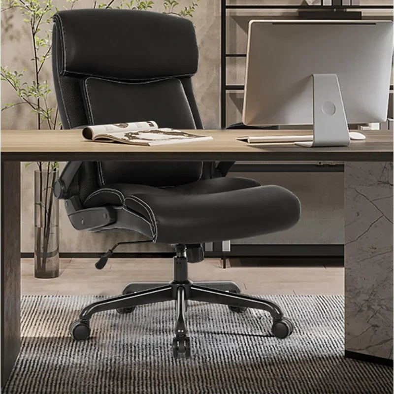 Big & Tall Office Chair – Ergonomic High Back Leather Executive Chair