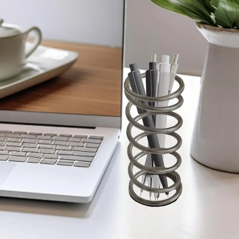 Desk Pencil Holder Organizer - Stainless Steel